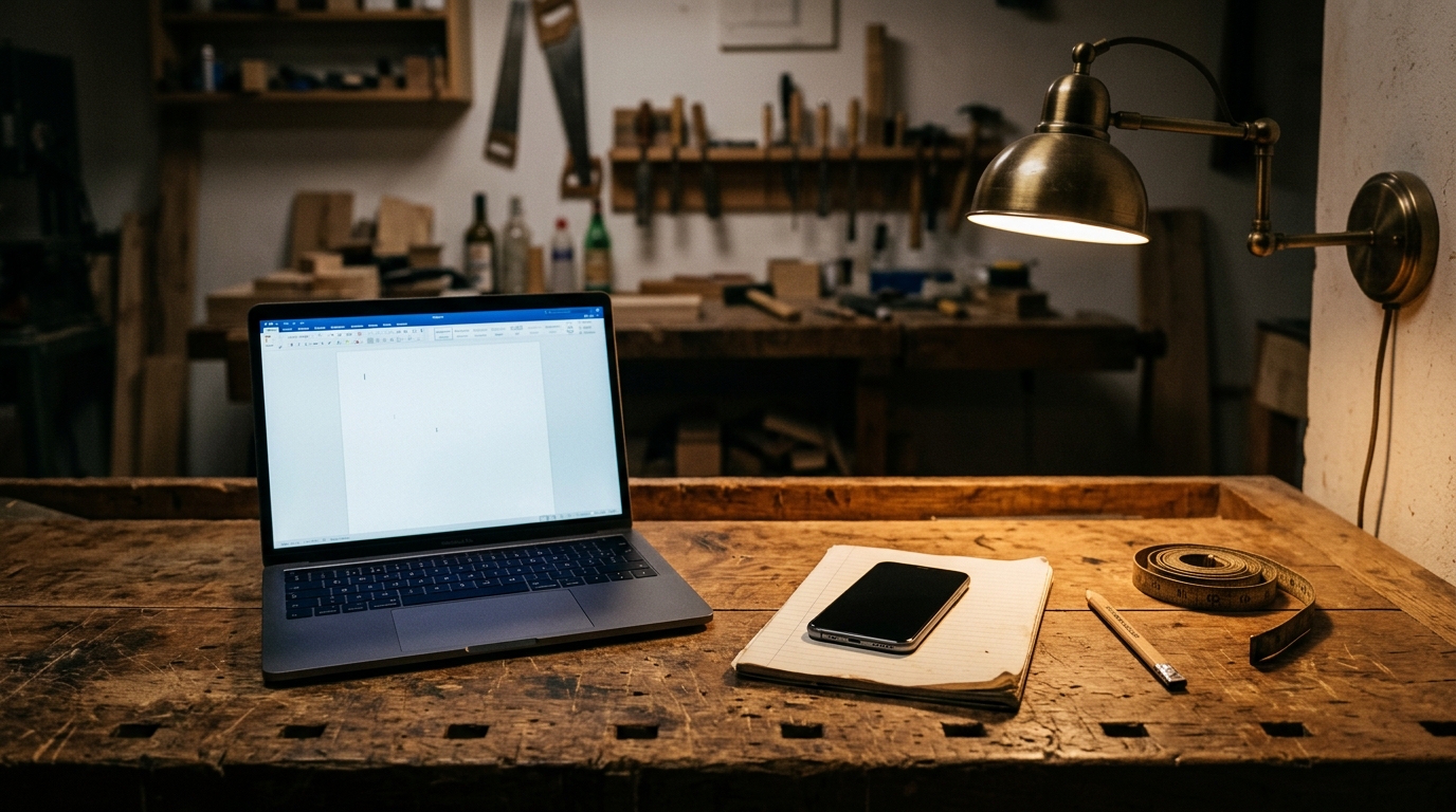 Devis Word vs logiciel de devis : le comparatif honnête pour artisans en 2026